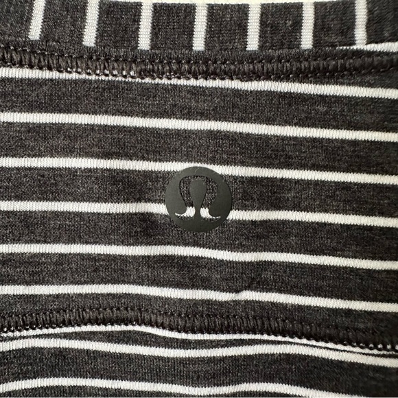 ⭐️ Lululemon | Black and White Striped Long Sleeve Top - Picture 6 of 8